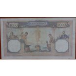 France 1000 Francs 1927 F+
