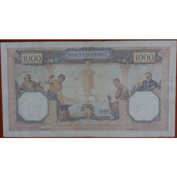 France 1000 Francs 1927 F+