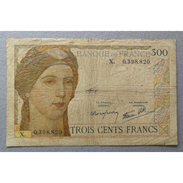 France 300 Francs 1939 VG