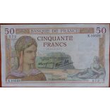 France 50 Francs 1939 F