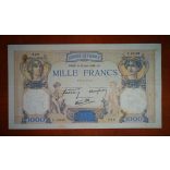 France 1000 Francs 1940 F