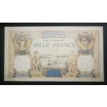 France 1000 Francs 1940 VF