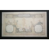 France 1000 Francs 1940 VF