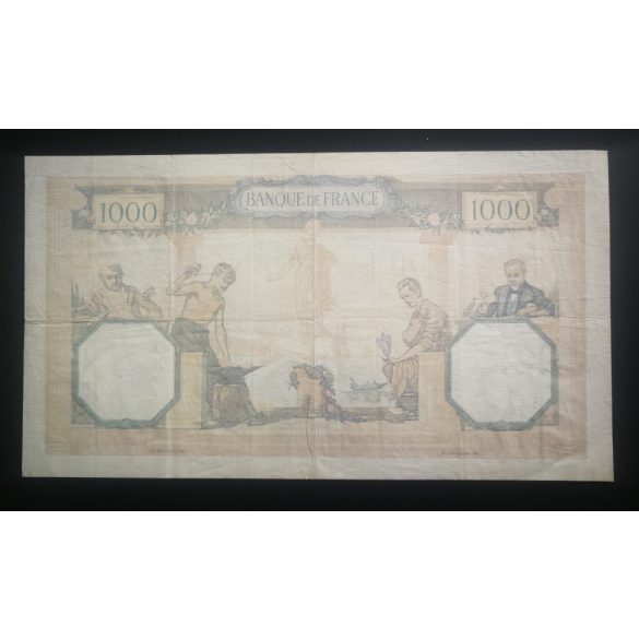 France 1000 Francs 1940 VF