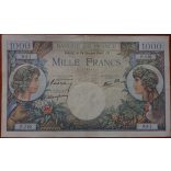 France 1000 Francs 1940 F-