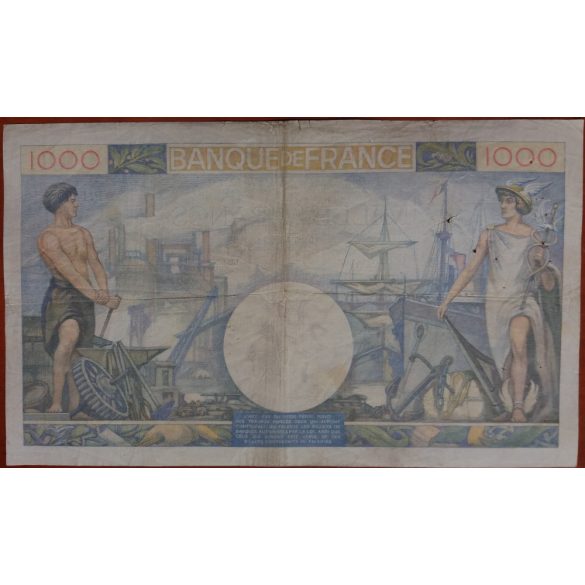 France 1000 Francs 1940 F-