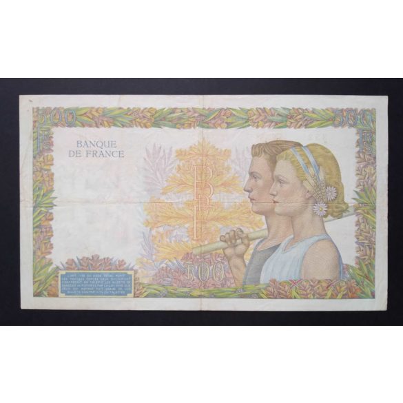 France 500 Francs 1940 F