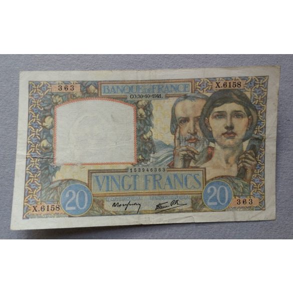 France 20 Francs 1941 F