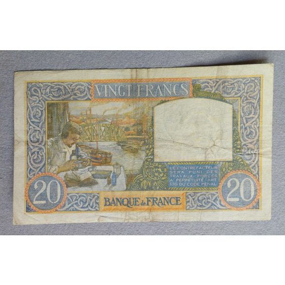 France 20 Francs 1941 F