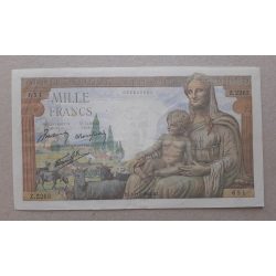 France 1000 Francs 1942 VF