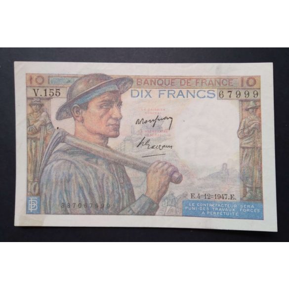 France 10 Francs 1947 VF