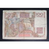 France 100 Francs 1952 F