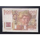 France 100 Francs 1953 F