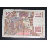 France 100 Francs 1953 F
