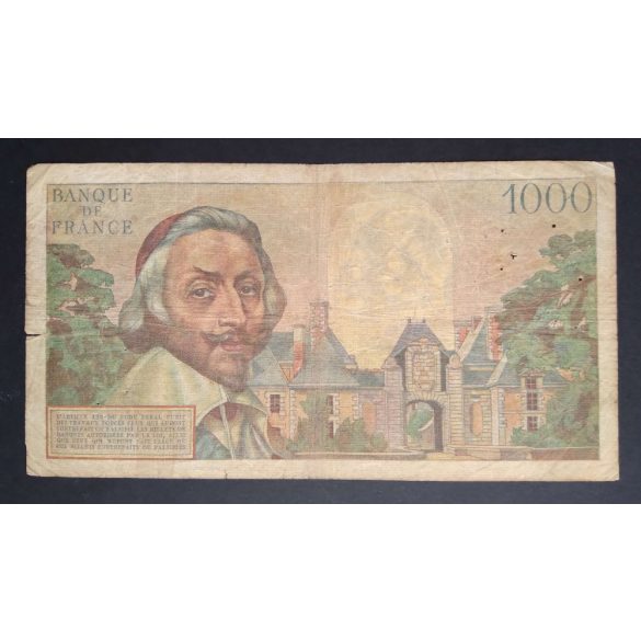 France 1000 Francs 1954 VG+