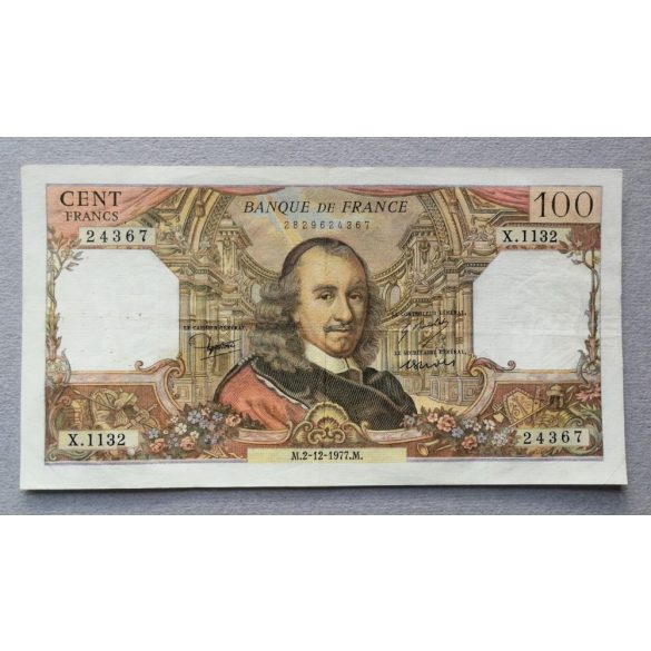 Franciaország 100 Francs 1977 VF