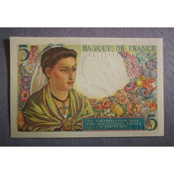 Franciaország 5 Francs 1945 Unc-