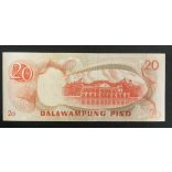 Philippines 20 Piso  1970 UNC