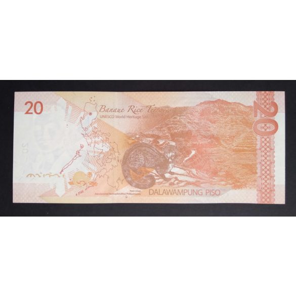 Philippines 20 Piso  2016 UNC