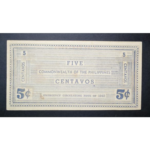 Philippines 5 Centavos 1942 aUNC+
