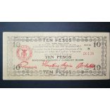 Philippines 10 Pesos 1943 VF