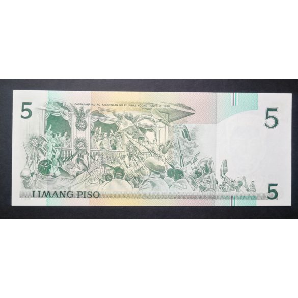 Philippines 5 Piso 1990 UNC
