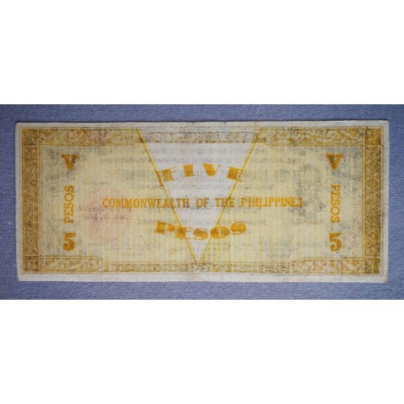 Philippines 5 Pesos 1942 F