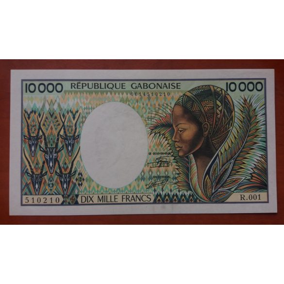 Gabon 10000 Francs 1984 aUNC