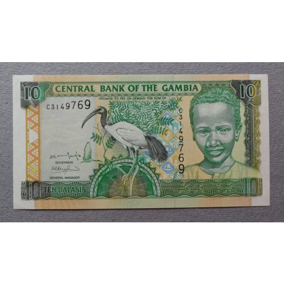 Gambia 10 Dalasis 2001 UNC