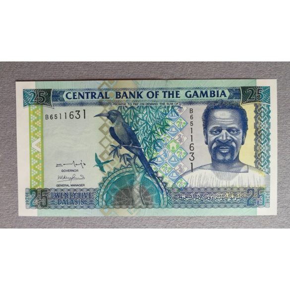 Gambia 25 Dalasis 2001 UNC