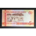 Gambia 5 Dalasis 2013 Unc
