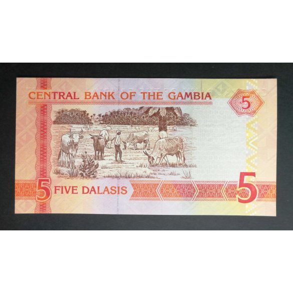 Gambia 5 Dalasis 2013 Unc