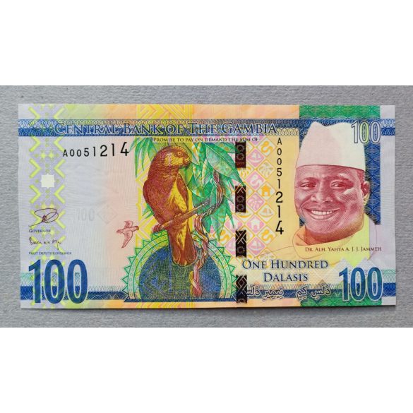 Gambia 100 Dalasis 2015 UNC