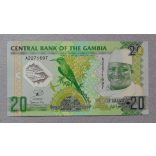 Gambia 20 Dalasis 2014 UNC