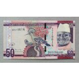 Gambia 50 Dalasis 2015 UNC