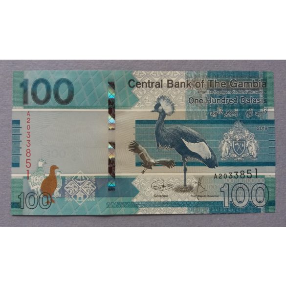 Gambia 100 Dalasis 2019 UNC