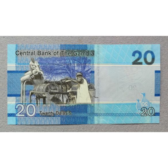 Gambia 20 Dalasis 2019 UNC