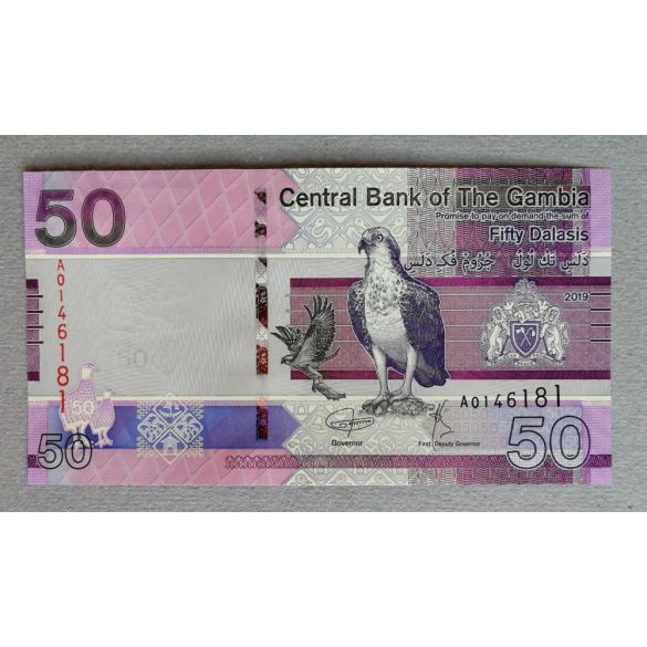 Gambia 50 Dalasis 2019 UNC