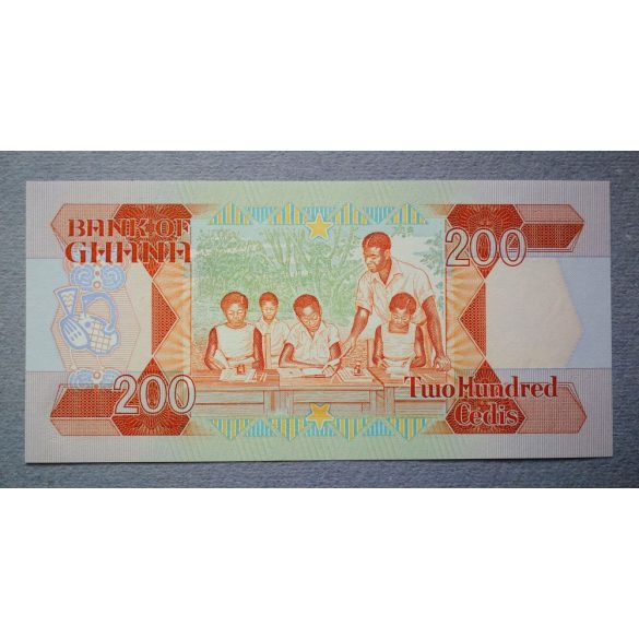 Ghana 2 Cedis 1989 Unc