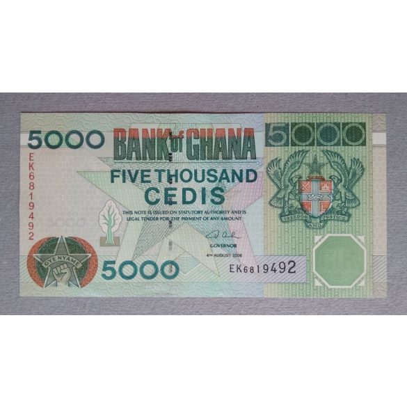 Ghána 5000 Cedis 2006 UNC