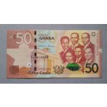 Ghana 50 Cedis 2016 UNC