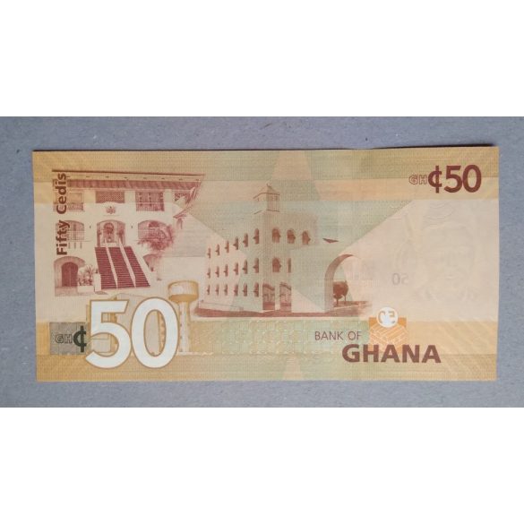 Ghana 50 Cedis 2016 UNC
