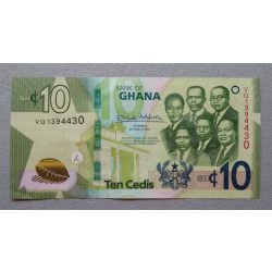 Ghana 10 Cedis 2019 UNC-