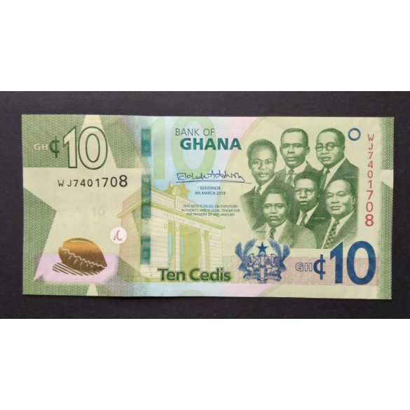 Ghana 10 Cedis 2019 XF