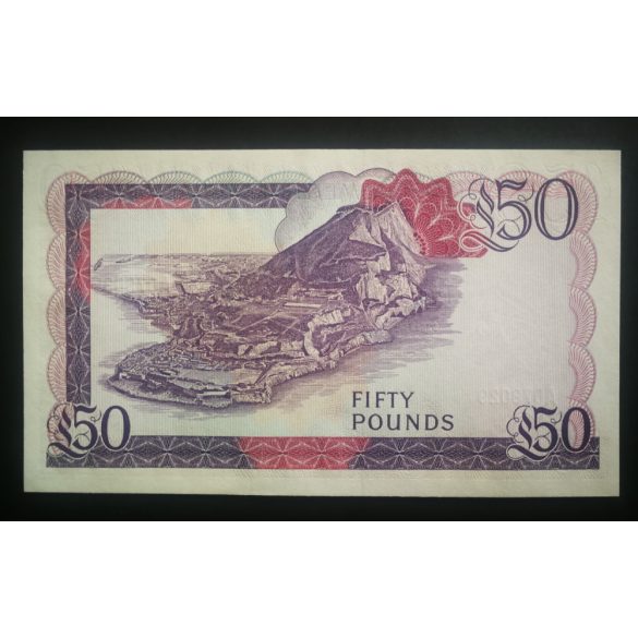 Gibraltar 50 Pounds 1986 UNC