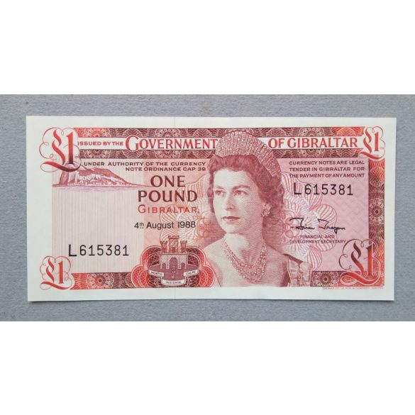 Gibraltar 1 Pound 1988 UNC