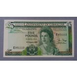 Gibraltar 5 pounds 1988 UNC