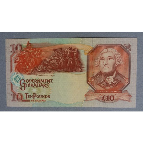 Gibraltar 10 pounds 1995 UNC