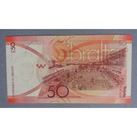 Gibraltar 50 Pounds 2010 UNC