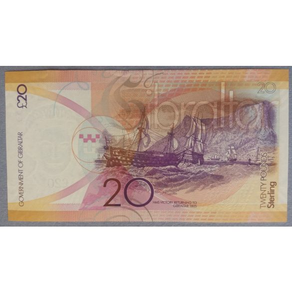 Gibraltar 20 pounds 2011 UNC